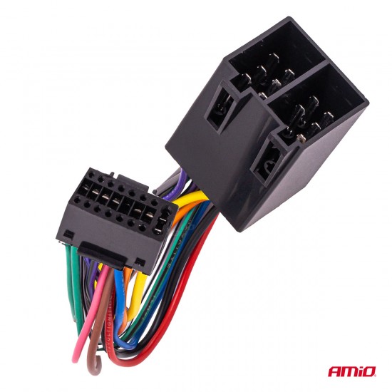 Conector ISO standard  CCA 5A 12V AMIO-04442 Conector ISO standard  CCA 5A 12V AMIO-04442