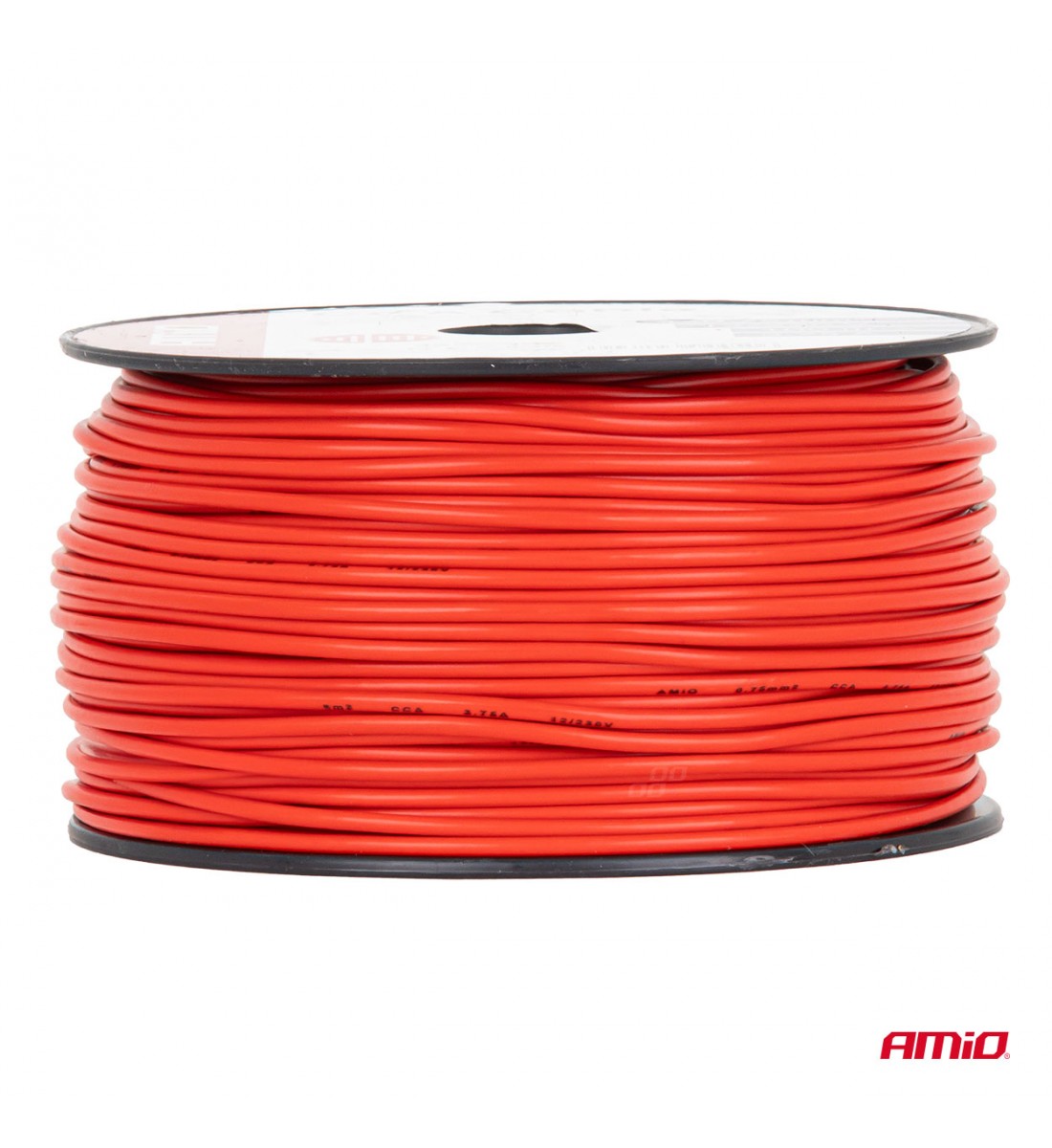 Cablu roșu monofilar CCA 1x0.75mm2 100m 3.75A 12/230V AMIO-04450 - AutoParadoxSystem.ro Produs - Cablu roșu monofilar CCA 1x0.75mm2 100m 3.75A 12/230V AMIO-04450 - AutoParadoxSystem.ro
