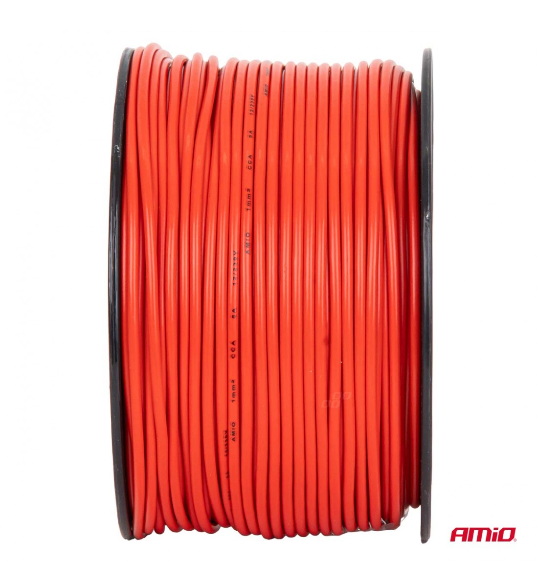 Cablu roșu monofilar CCA 1x1mm2 100m 5A 12/230V AMIO-04451 - AutoParadoxSystem.ro Produs - Cablu roșu monofilar CCA 1x1mm2 100m 5A 12/230V AMIO-04451 - AutoParadoxSystem.ro