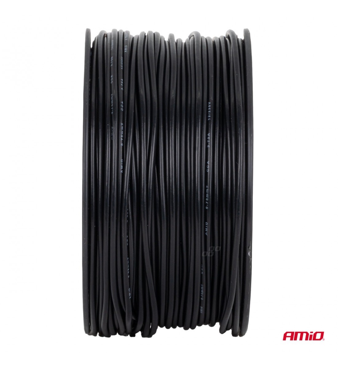 Cablu negru monofilar CCA 1x0.75mm2 100m 3.75A 12/230V AMIO-04453 - AutoParadoxSystem.ro Produs - Cablu negru monofilar CCA 1x0.75mm2 100m 3.75A 12/230V AMIO-04453 - AutoParadoxSystem.ro