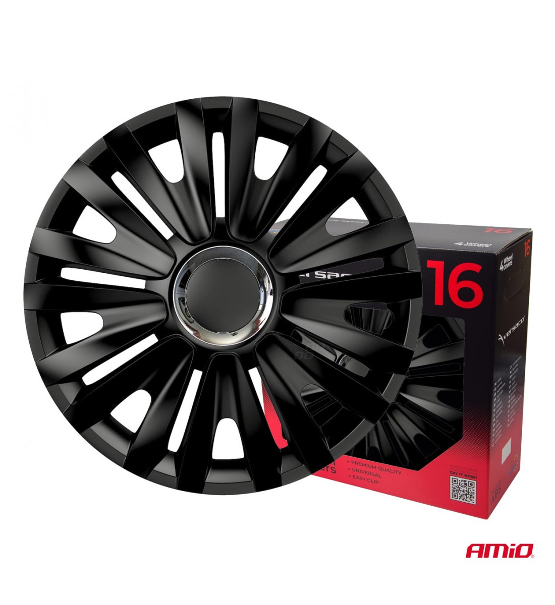 Capace roți auto set 4 buc. negru regal 16" inch COLOR BOX - AutoParadoxSystem.ro Produs - Capace roți auto set 4 buc. negru regal 16" inch COLOR BOX - AutoParadoxSystem.ro