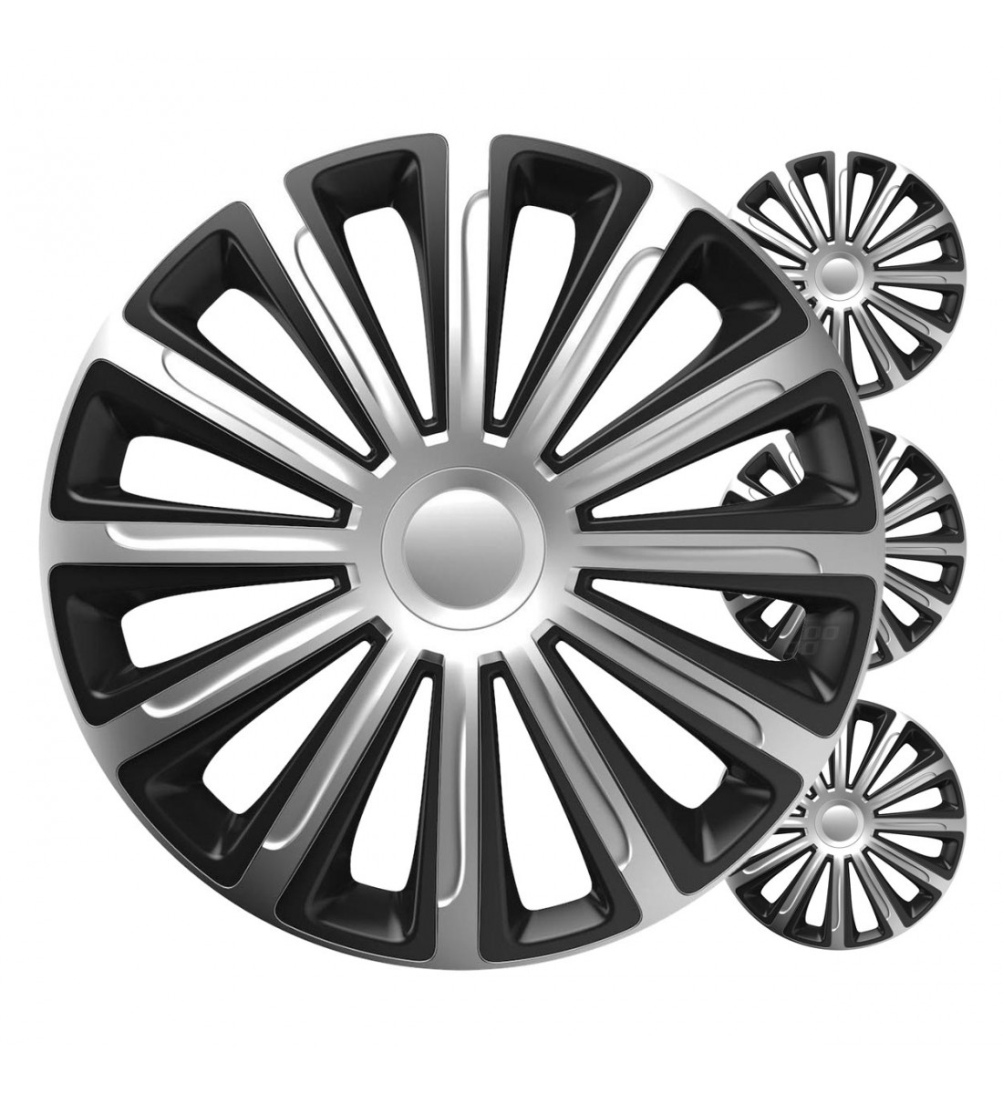 Capace roți auto, set 4 piese, Trend, negru argintiu, 14" inch, COLOR BOX - AutoParadoxSystem.ro Produs - Capace roți auto, set 4 piese, Trend, negru argintiu, 14" inch, COLOR BOX - AutoParadoxSystem.ro