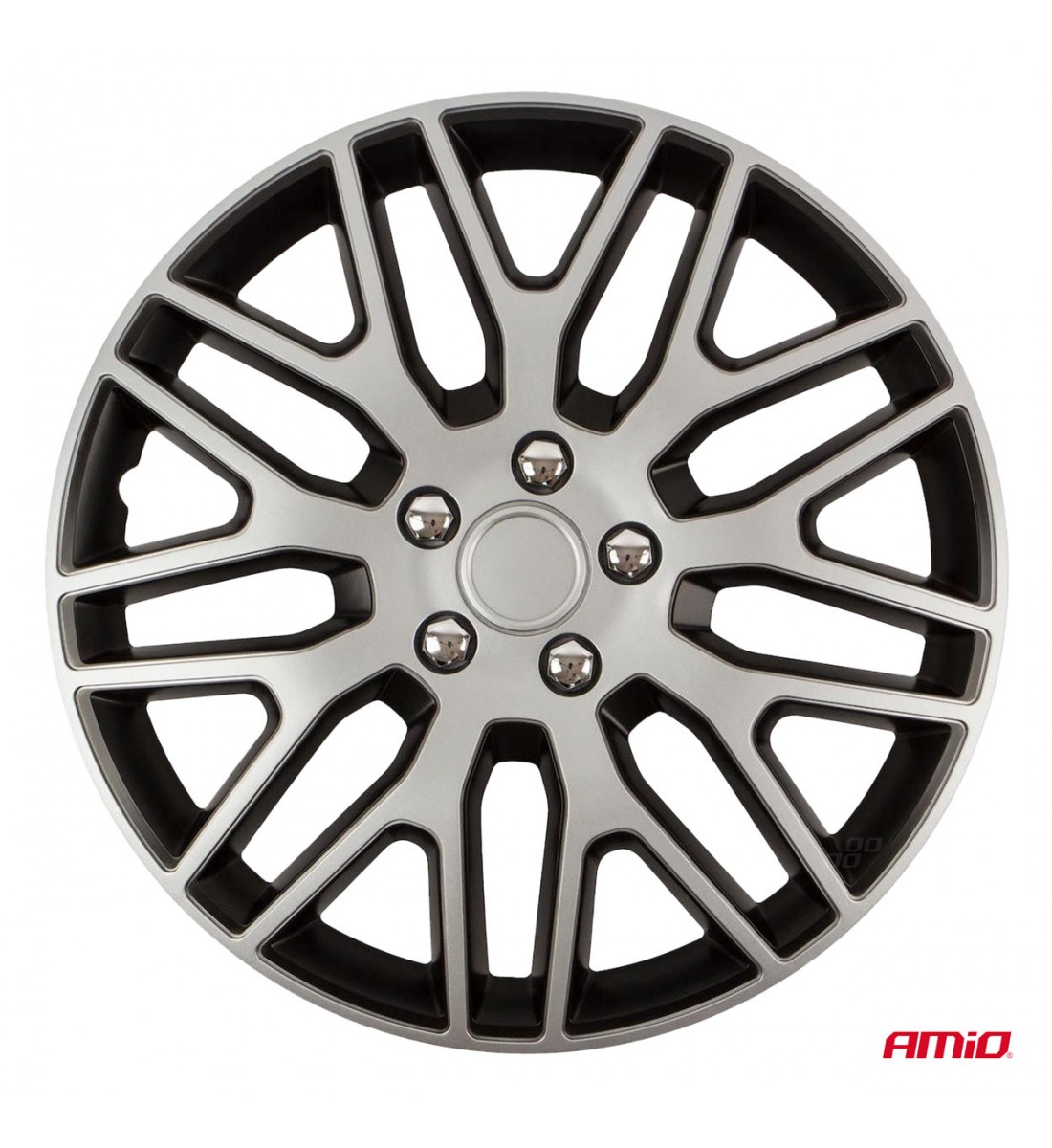 Capace roți auto Dakar, set 4 piese, negru argintiu, 15" COLOR BOX - AutoParadoxSystem.ro Produs - Capace roți auto Dakar, set 4 piese, negru argintiu, 15" COLOR BOX - AutoParadoxSystem.ro