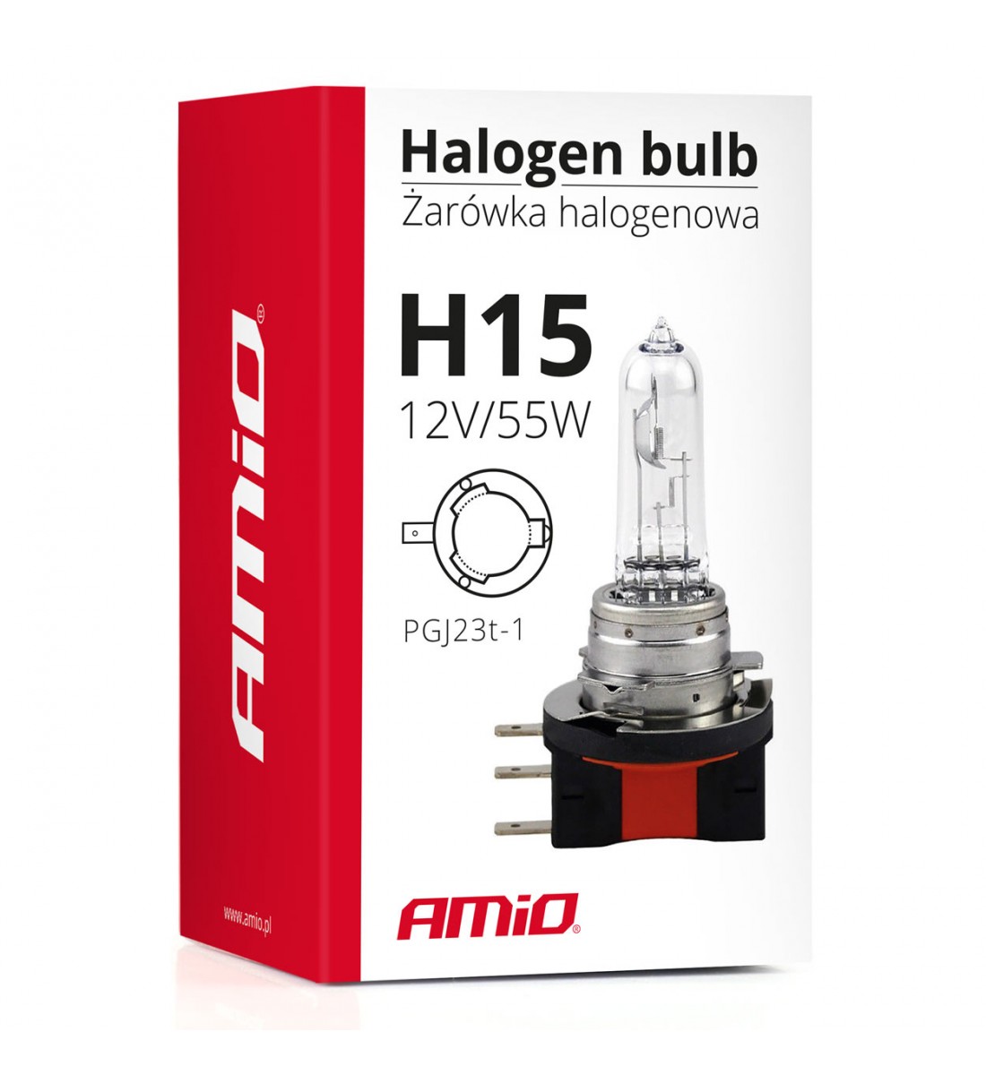 Bec cu halogen H15 12V/55W