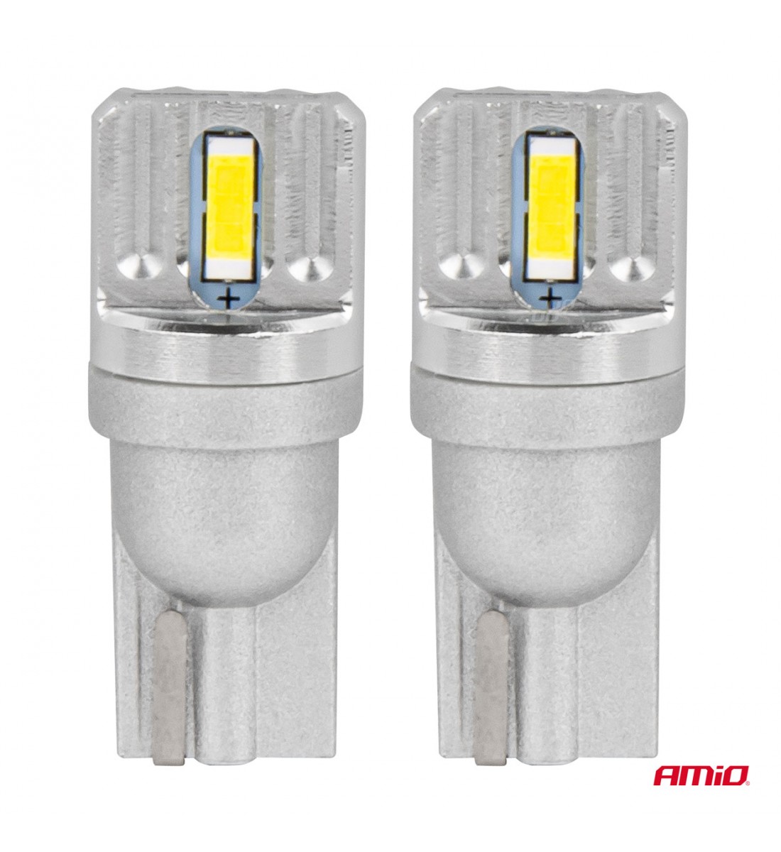 Set Becuri STANDARD T10 W5W 2x1860 SMD Alb 12V/24V AMIO-03719 Set Becuri STANDARD T10 W5W 2x1860 SMD Alb 12V/24V AMIO-03719