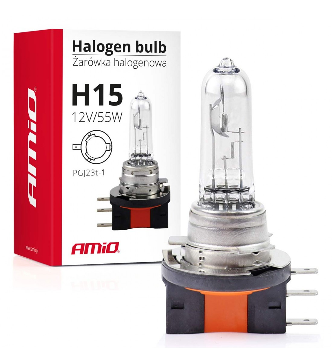 Bec cu halogen H15 12V/55W