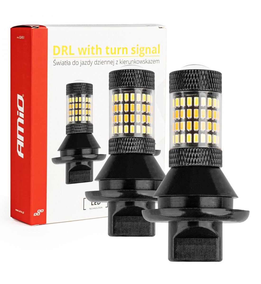 Set becuri auto PY21W BAU15s 1156 ,96 smd