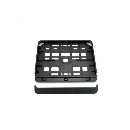 Suport numar pentru motocicletă neagră