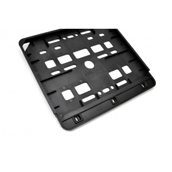 Suport numar pentru motocicletă neagră