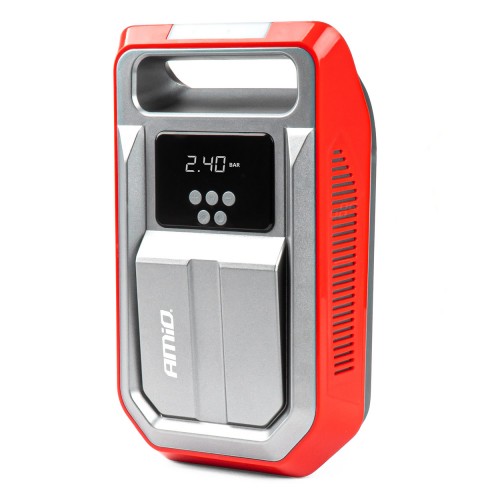 Compresor de aer auto cu manometru digital și lumină LED 12V ACOMP-18