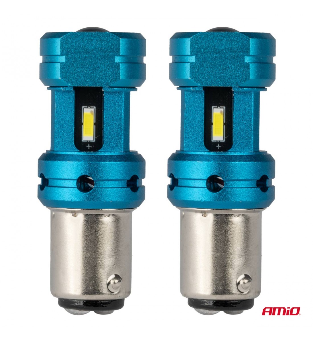 Set Becuri LED CANBUS 1157 BAY15D P21/5W 4SMD 1860 Alb 12V 24V AMIO-04253 - AutoParadoxSystem.ro Produs - Set Becuri LED CANBUS 1157 BAY15D P21/5W 4SMD 1860 Alb 12V 24V AMIO-04253 - AutoParadoxSystem.ro