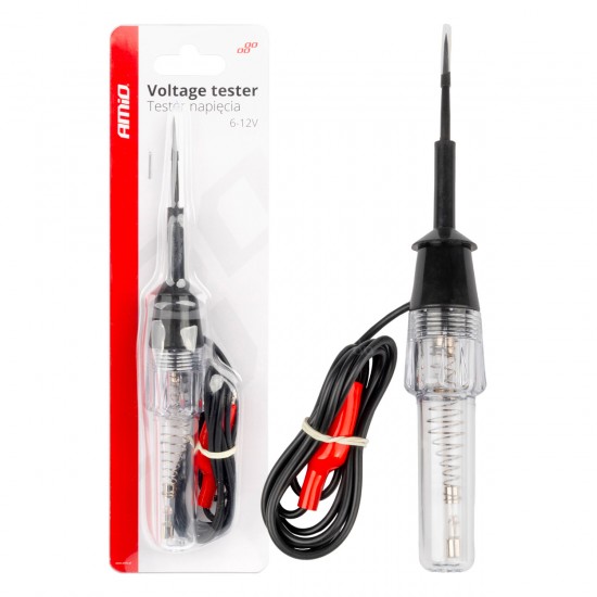 Tester voltaj metal Aligator Clip 6-12V AMIO-04272