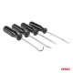 Set surubelnite cu cârlig4 buc. AMIO-04281 - AutoParadoxSystem.ro Produs - Set surubelnite cu cârlig4 buc. AMIO-04281 - AutoParadoxSystem.ro
