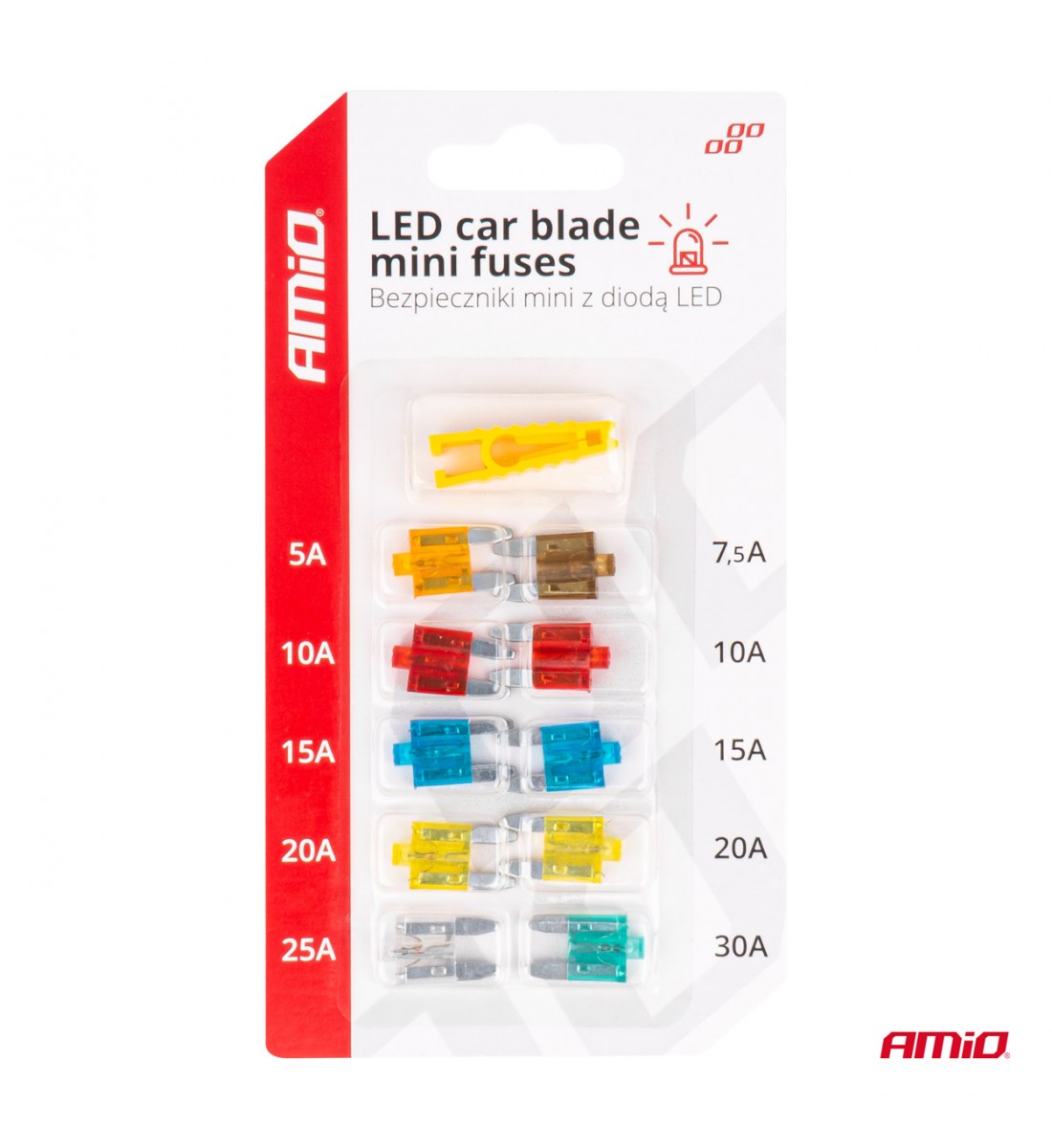 Siguranțe standard cu lame auto AMIO-04340 - AutoParadoxSystem.ro Produs - Siguranțe standard cu lame auto AMIO-04340 - AutoParadoxSystem.ro