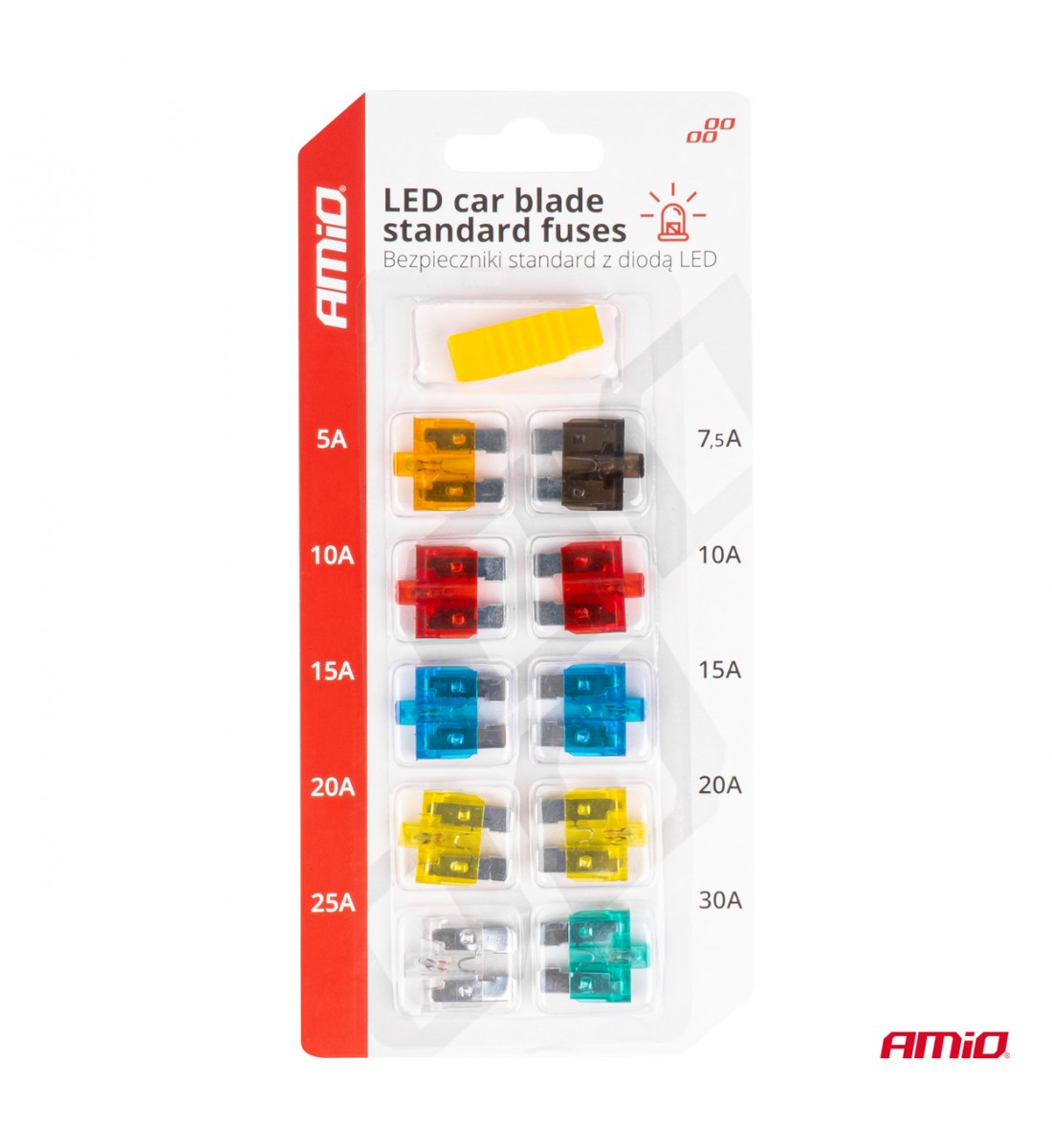 Siguranțe standard cu lame auto AMIO-04341 - AutoParadoxSystem.ro Produs - Siguranțe standard cu lame auto AMIO-04341 - AutoParadoxSystem.ro