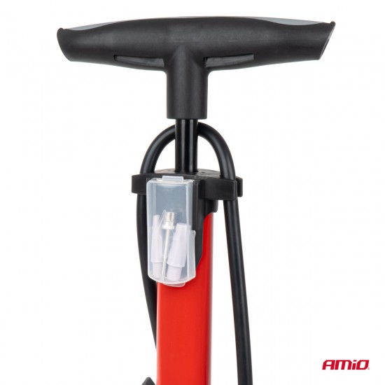 Pompa manuala metalica cu manometru MINI PU08 AMIO-04343 Pompa manuala metalica cu manometru MINI PU08 AMIO-04343