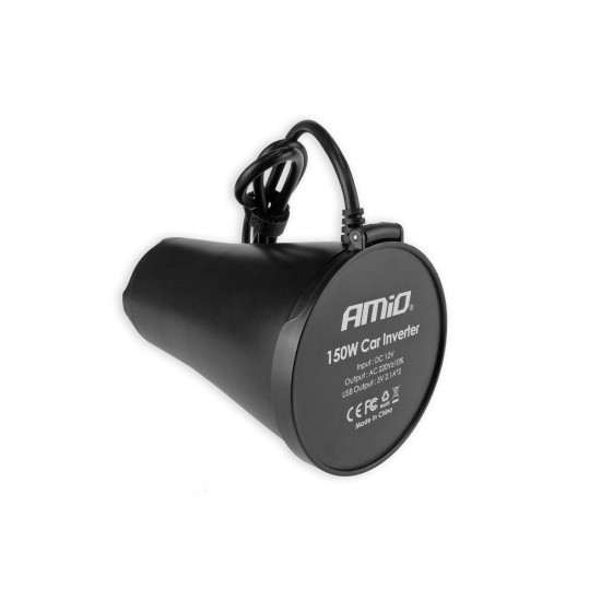 Invertor de putere AMiO 12V/230V 150W/300W 2xUSB PI02 Invertor de putere AMiO 12V/230V 150W/300W 2xUSB PI02
