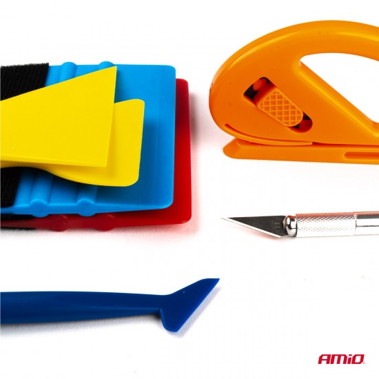 Set instrumente de aplicare folie auto 8 buc