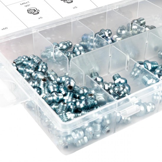 SET NIPLURI DE GRASARE CUTIE 110 BUC SET NIPLURI DE GRASARE CUTIE 110 BUC