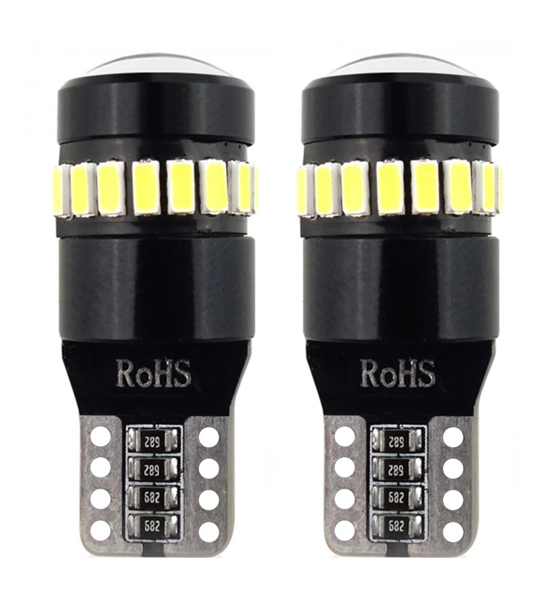 Set becuri CANBUS 18SMD 3014 + 1SMD 1SMD T10 W5W Alb 12V/24V - AutoParadoxSystem.ro Produs - Set becuri CANBUS 18SMD 3014 + 1SMD 1SMD T10 W5W Alb 12V/24V - AutoParadoxSystem.ro