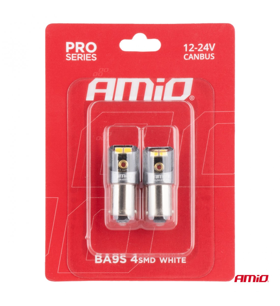 Produs - Set becuri CANBUS PRO T4W BA9S becuri LED 4x2016 SMD alb 12V 24V AMIO-03579 - AutoParadoxSystem.ro