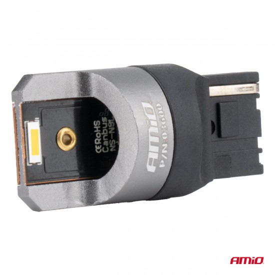 Set becuri FULL CANBUS PRO WY21W 2x1860 SMD portocaliu 12V 24V AMIO-03600 Set becuri FULL CANBUS PRO WY21W 2x1860 SMD portocaliu 12V 24V AMIO-03600