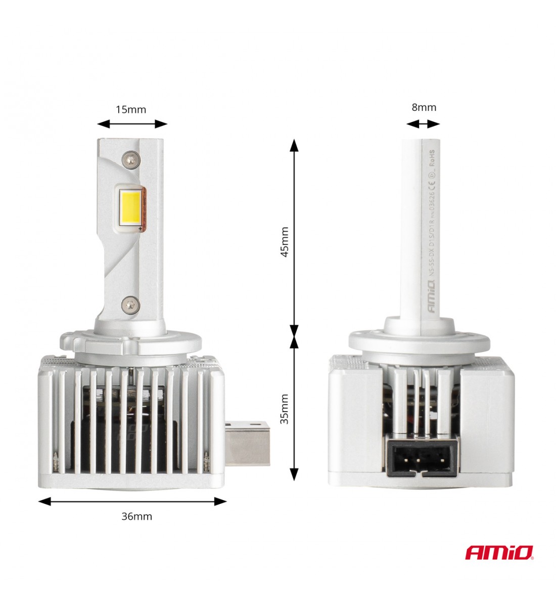 Set becuri D1S/D1R Seria D-Basic AMiO-03626 - AutoParadoxSystem.ro Produs - Set becuri D1S/D1R Seria D-Basic AMiO-03626 - AutoParadoxSystem.ro