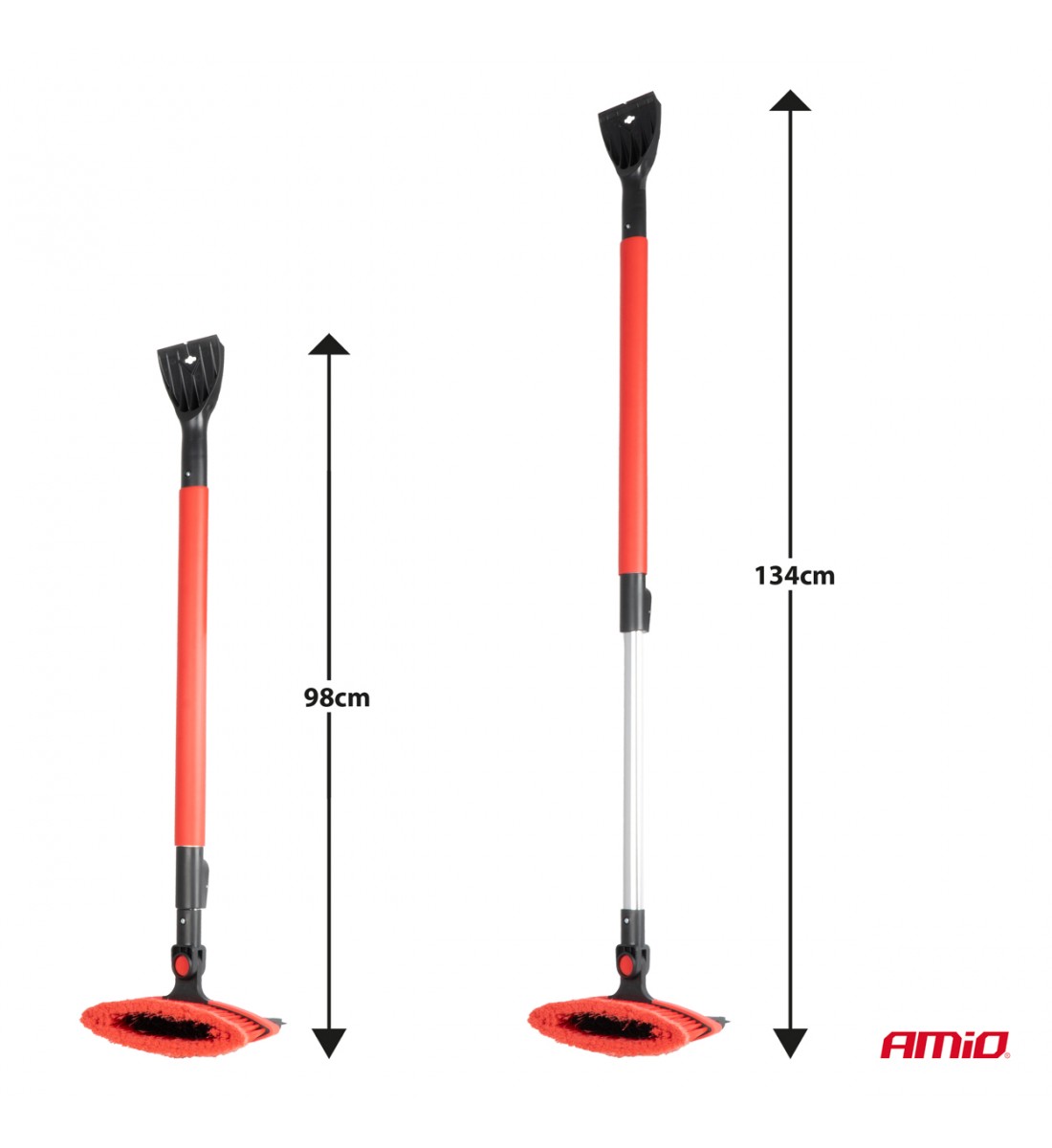 Perie telescopică mare pentru zăpadă cu gheață și racletă 98-134 cm - AutoParadoxSystem.ro Produs - Perie telescopică mare pentru zăpadă cu gheață și racletă 98-134 cm - AutoParadoxSystem.ro