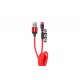 Cablu telefon 3 in 1 Lightning (iOS) ,micro USB ,Tip-C