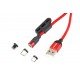 Cablu telefon 3 in 1 Lightning (iOS) ,micro USB ,Tip-C