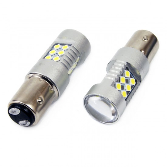 Set 2 Becuri CANBUS 3030 24SMD 1157 BAY15D P21/5W Alb 12V 24V AMIO-01438 Set 2 Becuri CANBUS 3030 24SMD 1157 BAY15D P21/5W Alb 12V 24V AMIO-01438