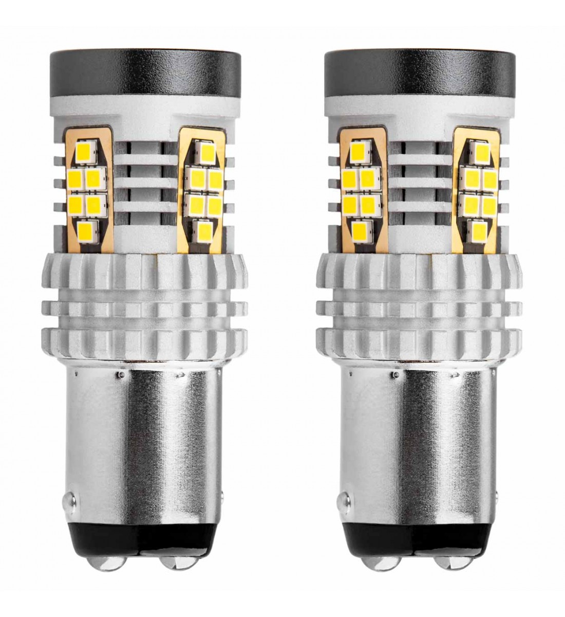 Set becuri auto CANBUS 3020 24SMD 1157 BAY15D P21/5W Alb 12V 24V AMIO-02798