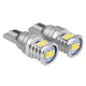 Set Becuri T10 CANBUS 3030 6SMD W5W W10W Alb 12V 24V AMIO-02801