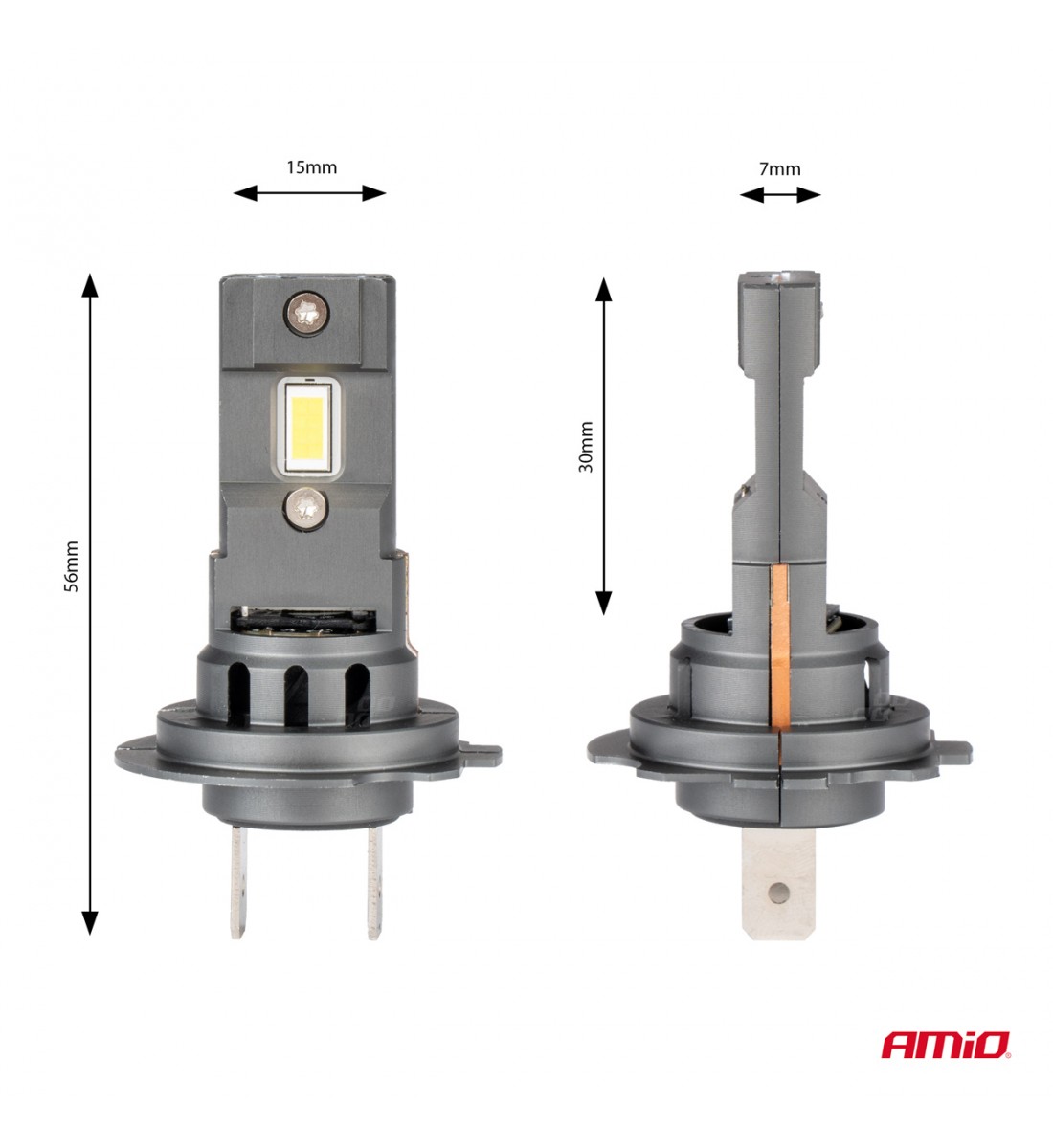 Set Becuri auto seria X4 Aviator H7/H18 6500K , AMIO-03764