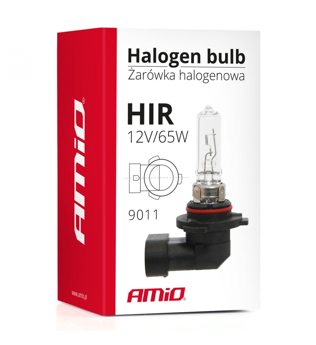 Produs - Bec cu halogen HIR 9011 12V 55W AMIO-01126 - AutoParadoxSystem.ro