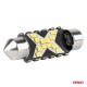 Produs - Becuri LED CANBUS 12SMD Festoon C5W 2016 41mm Alb 12/24V - AutoParadoxSystem.ro