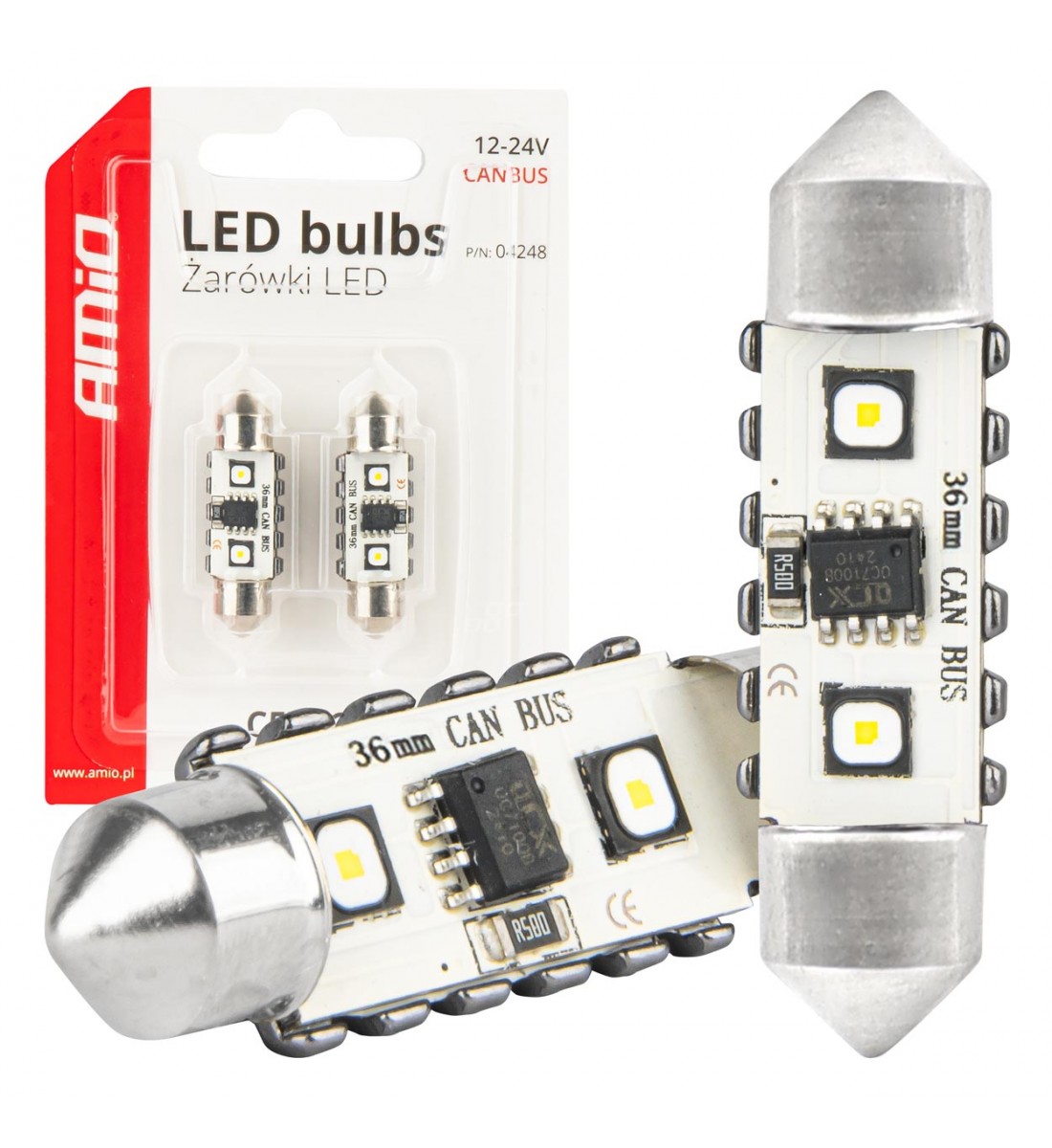 Becuri LED CANBUS 12SMD Festoon C5W 3838 36mm Alb 12/24V - AutoParadoxSystem.ro Produs - Becuri LED CANBUS 12SMD Festoon C5W 3838 36mm Alb 12/24V - AutoParadoxSystem.ro