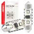Becuri LED CANBUS 12SMD Festoon C5W 3838 36mm Alb 12/24V 
