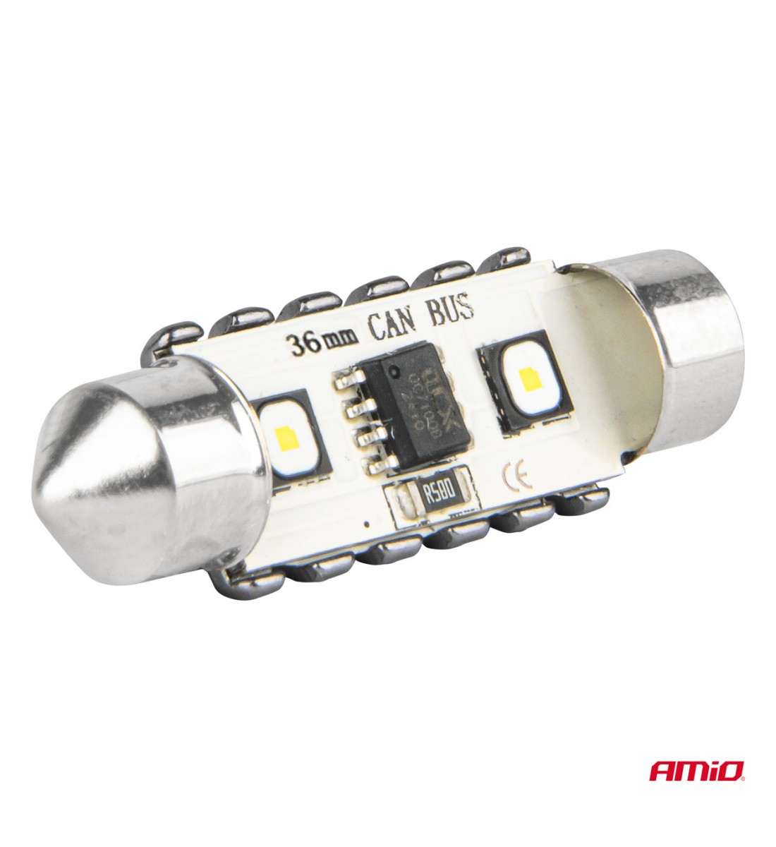 Produs - Becuri LED CANBUS 12SMD Festoon C5W 3838 39mm Alb 12/24V - AutoParadoxSystem.ro