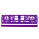 Suport numar inmatriculare- violet metalic Suport numar inmatriculare- violet metalic