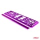 Suport numar inmatriculare- violet metalic Suport numar inmatriculare- violet metalic