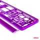 Suport numar inmatriculare- violet metalic Suport numar inmatriculare- violet metalic