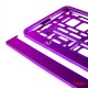 Suport numar inmatriculare- violet metalic Suport numar inmatriculare- violet metalic