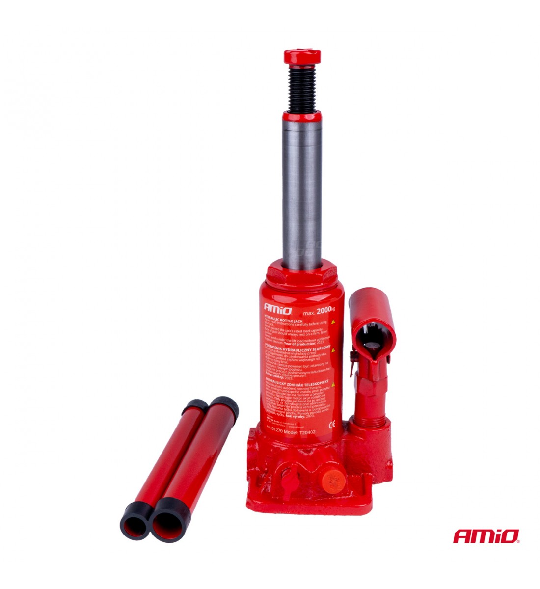 Cric hidraulic vertical 2T AMIO 01270 Cric hidraulic vertical 2T AMIO 01270