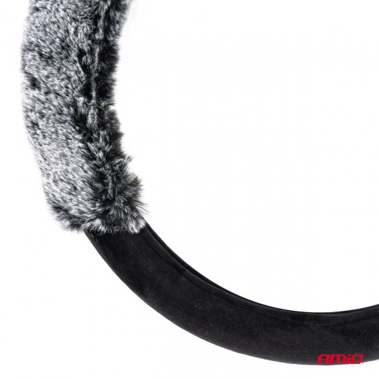 Husa volan cu urechiuse , Gri SWC-55-M (37-39cm) Husa volan cu urechiuse , Gri SWC-55-M (37-39cm)