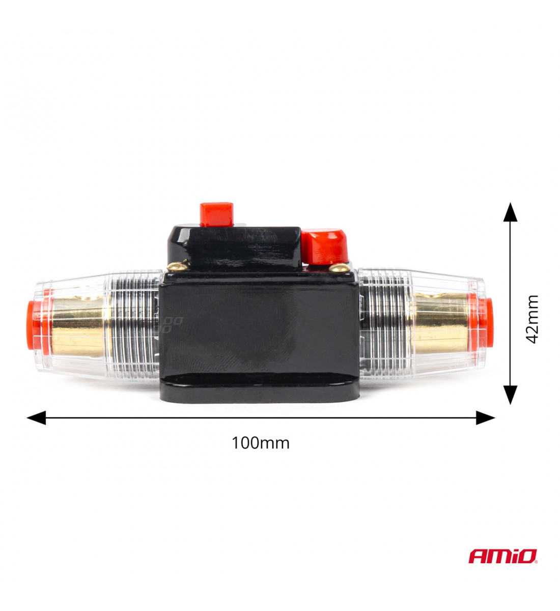  Siguranta automata auto cu intreruptor 12-48V 100A AMIO-03821