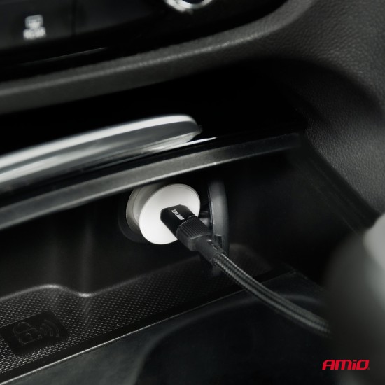 Încărcător auto USB-C 20W AMIO-03876 Încărcător auto USB-C 20W AMIO-03876