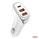 Incarcator auto 2x USB-A + USB-C 38W AMIO-03886 Incarcator auto 2x USB-A + USB-C 38W AMIO-03886