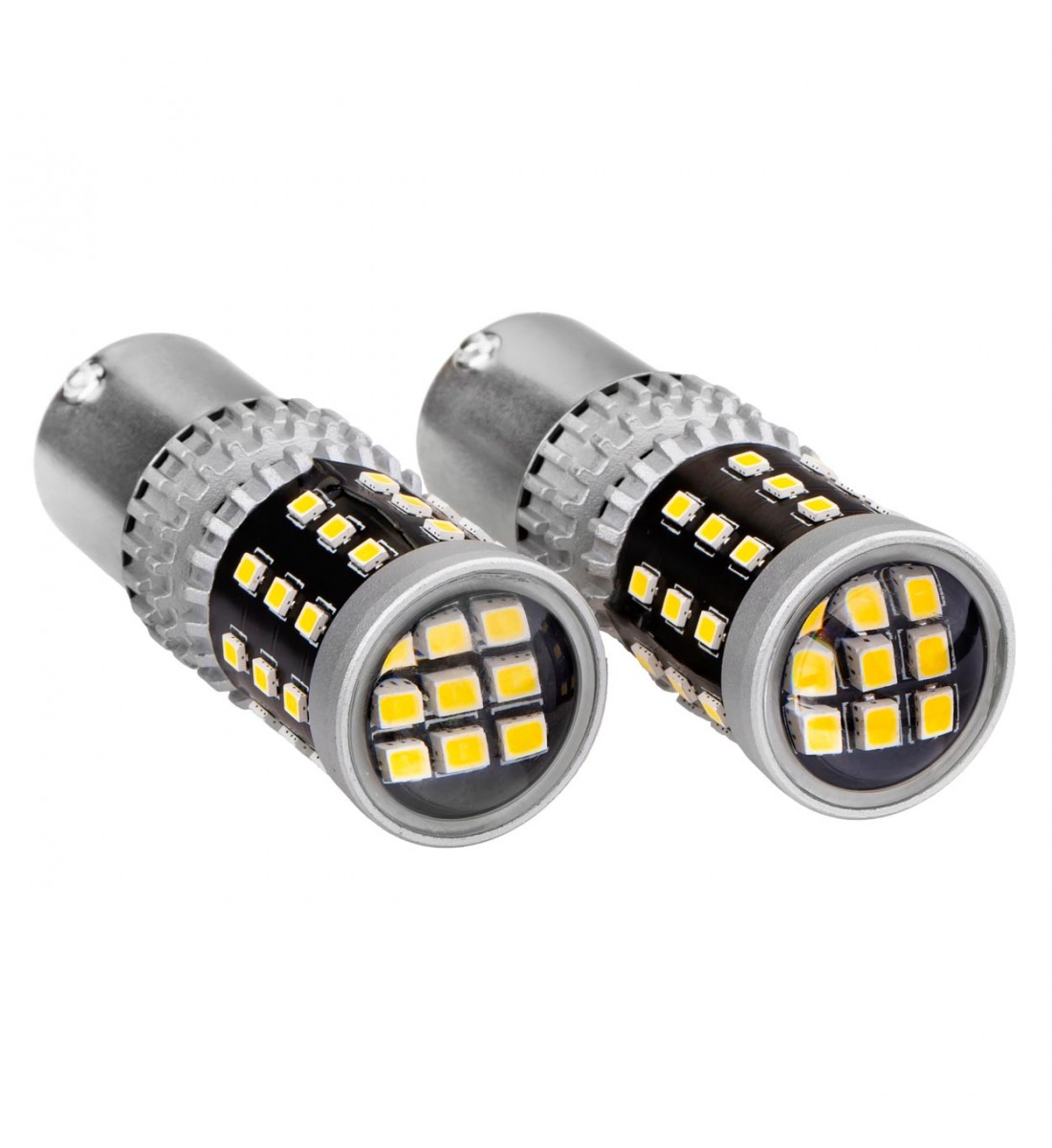 Set becuri auto Canbus 2016 39SMD 1156 BA15S P21W R10W R5W Alb 12V 24V AMIO-02799