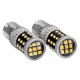 Set becuri auto Canbus 2016 39SMD 1156 BA15S P21W R10W R5W Alb 12V 24V AMIO-02799